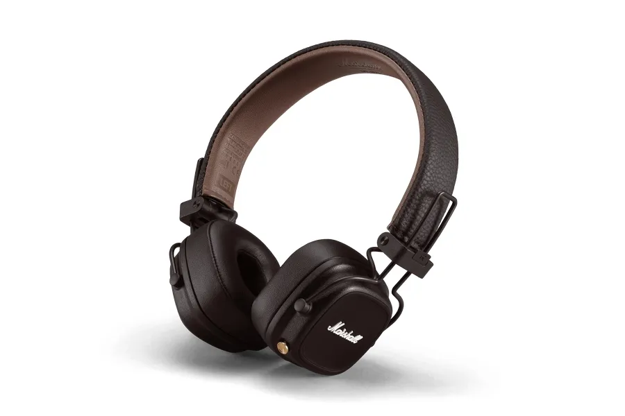 Marshall Major IV Bluetooth Headphones - Brown