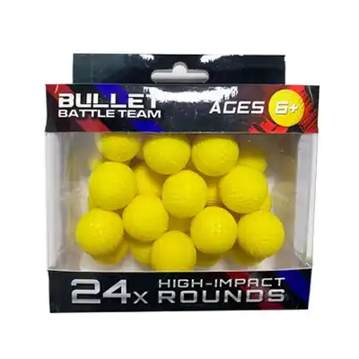 822, Gemsum PU Round Bullets, 24pcs