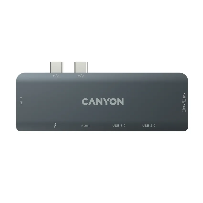 USB-концентратор Canyon DS-5B, Серы..