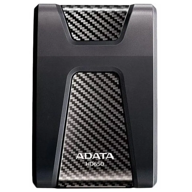 1.0TB (USB3.1) 2.5" ADATA HD650 Anti-Shock External Hard Drive, Black (AHD650-1TU31-CBK)