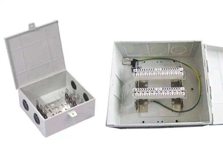 Box for plinths, 30 pairs distribution box without krone moudle