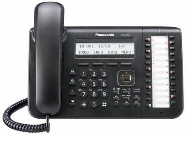 Cumpara  Telefoane cu fir - Цифровой телефон Panasonic KX-DT543RU, Чёрный..