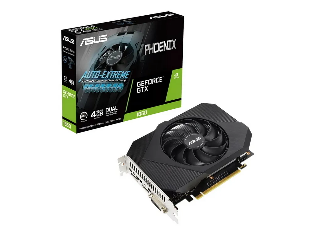 VGA ASUS GTX1650 4GB GDDR6  Phoenix (PH-GTX1650-4GD6-P-V2)