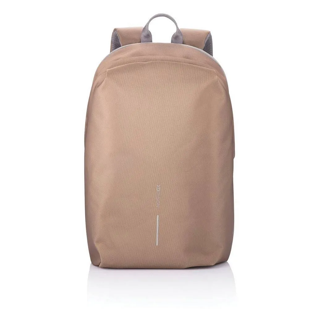 Backpack Bobby Soft, anti-theft, P705.796 for Laptop 15.6" & City Bags, Brown