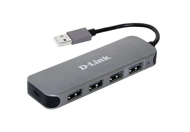 USB 2.0 Hub 4-port D-link "DUB-H4/E1A"