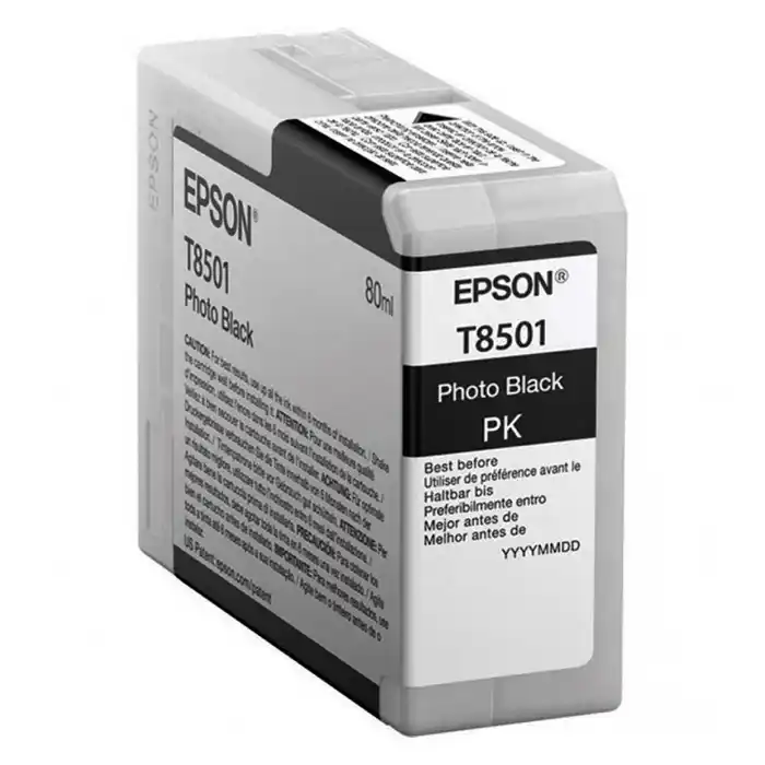 Картридж чернильный Epson T850 UltraChrome HD, 80мл, Черный фото