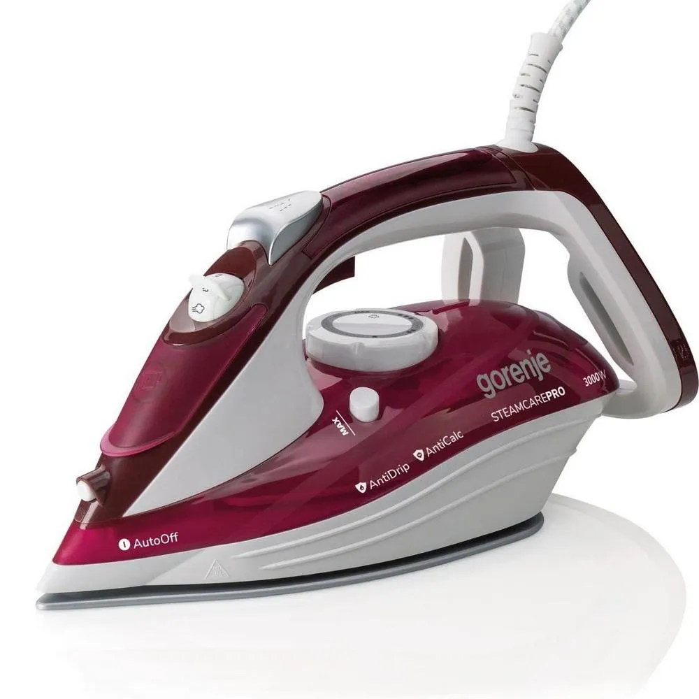 Cumpara  Fiare de călcat, generatoare de abur. - Утюг Gorenje SIH3000RBC, 3000Вт, Бордовый..