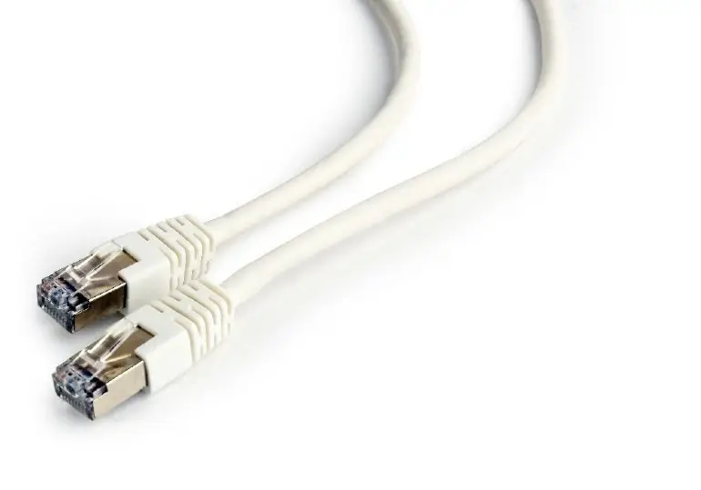 Patch Cord Cat.6/FTP,  0.25m, White, PP6-0.25M/Y, Cablexpert