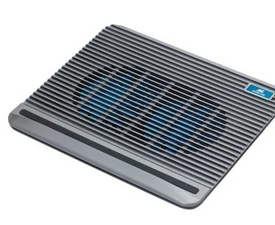 Notebook Cooling Pad RivaCase 5555 Silver, up to 15.6', 1x150mm, Adjustable height