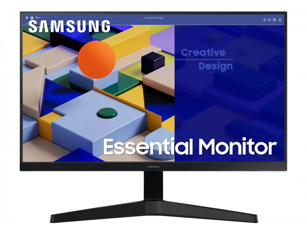 23.8" SAMSUNG S24C310EA, Black, IPS, 1920x1080, 75Hz, FreeSync, 5ms, 250cd, MegaDCR, D-Sub+HDMI