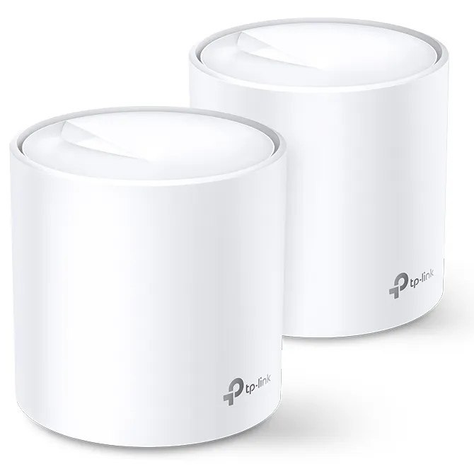 Whole-Home Mesh Dual Band Wi-Fi 6 System TP-LINK, "Deco X20(2-pack)", 1800Mbps, MU-MIMO, Gbit Ports