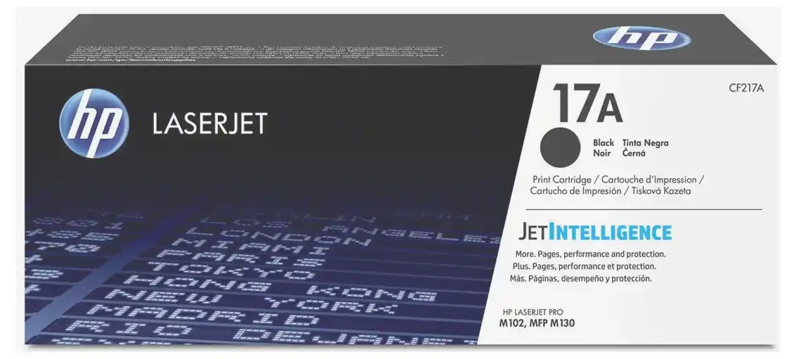 Картридж HP CF217A, Черный