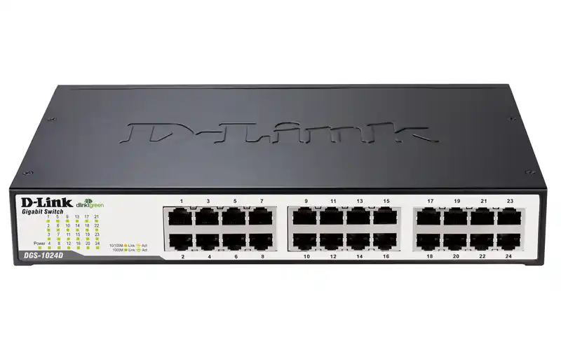 Сетевой коммутатор D-Link DGS-1024D, 24x 10/100/1000 Мбит/с