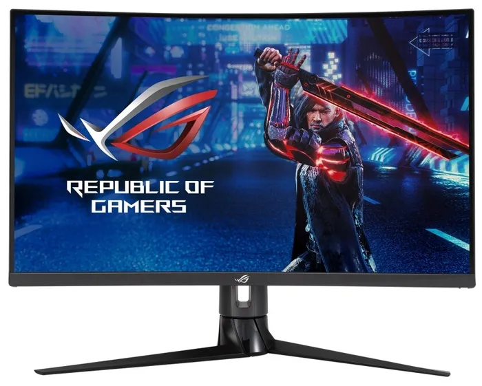 31.5" ASUS ROG XG32VC, Black,Curved-VA,2560x1440,170Hz,FreeSync+GSync,1ms,MPRT,300cd,HDMI+DP+USB,KVM