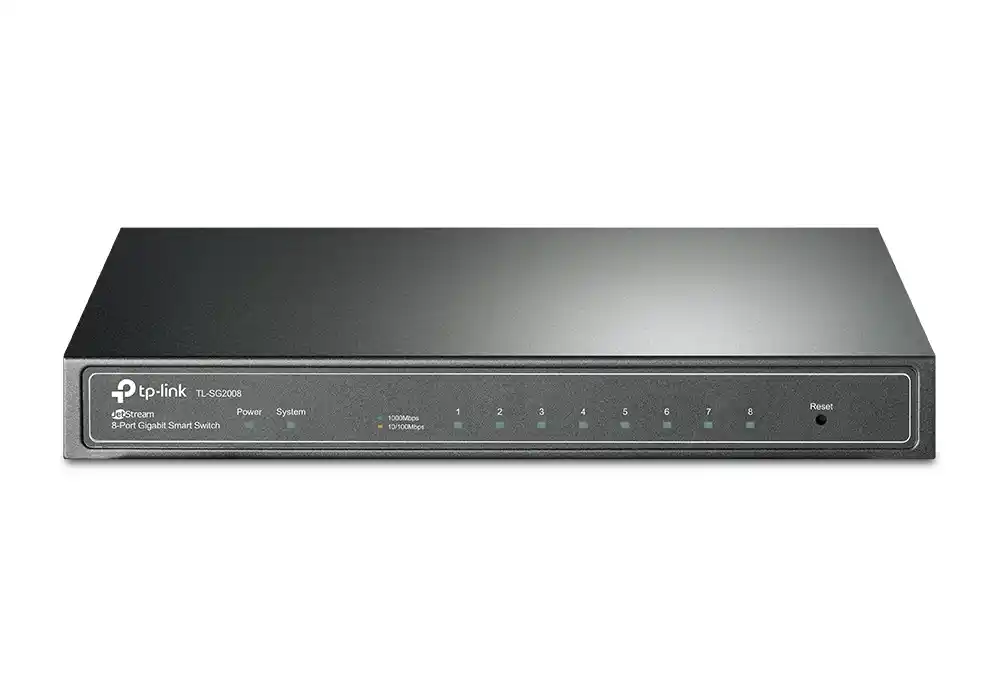 Сетевой коммутатор TP-LINK TL-SG2008, 8x 10/100/1000 Мбит/с