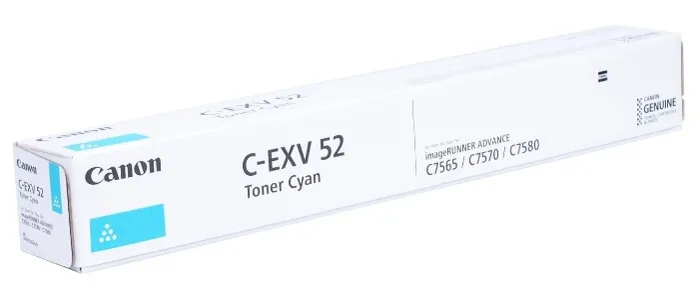 Toner Canon C-EXV52 Cyan (xxxg/appr. 66 500 pages 5%) for iR ADV C75xxi, DX C77xxi