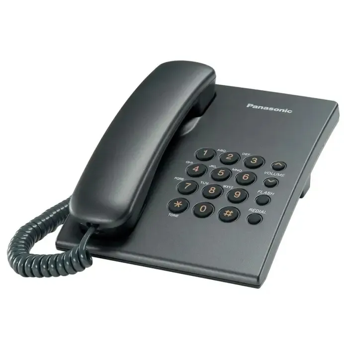 Cumpara  Telefoane cu fir - Проводной телефон Panasonic KX-TS2350, Серый..