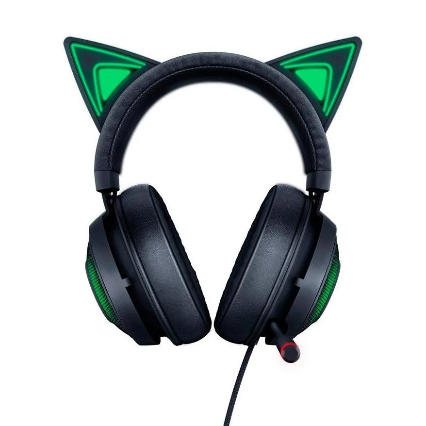 Gaming Headset Razer Kraken Kitty, 50mm drivers, 20-20kHz, 32 Ohm, 109db, 408g, ANC, Stream Reactive