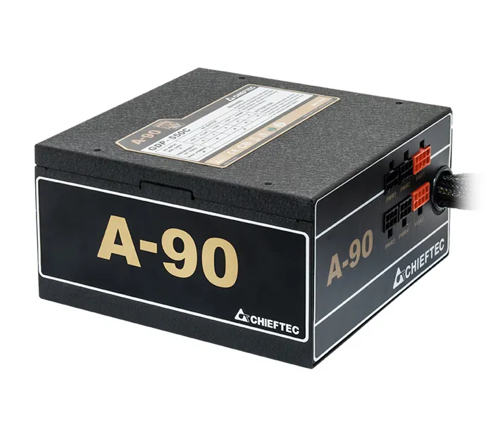 Power Supply ATX 650W Chieftec A-90 GDP-650C, 90+, 140mm, Active PFC, Semi Modular