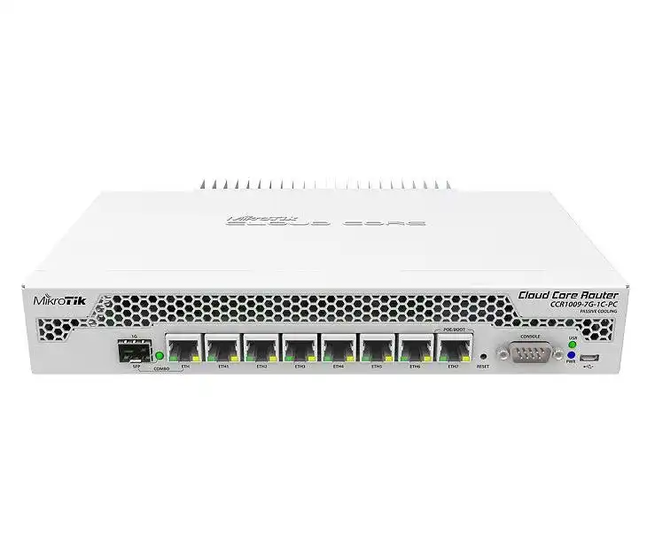 Маршрутизатор MikroTik CCR1009-7G-1C-PC, Белый