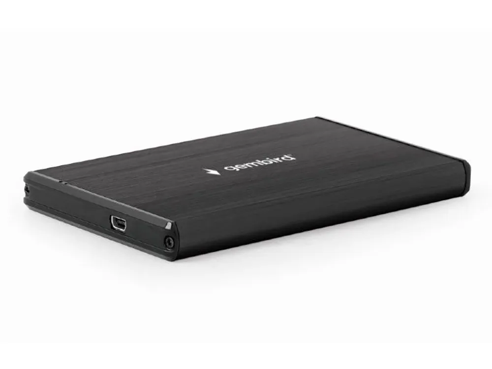 2.5" SATA HDD External Case miniUSB3.0, Aluminum Silver, Gembird "EE2-U3S-3-S"