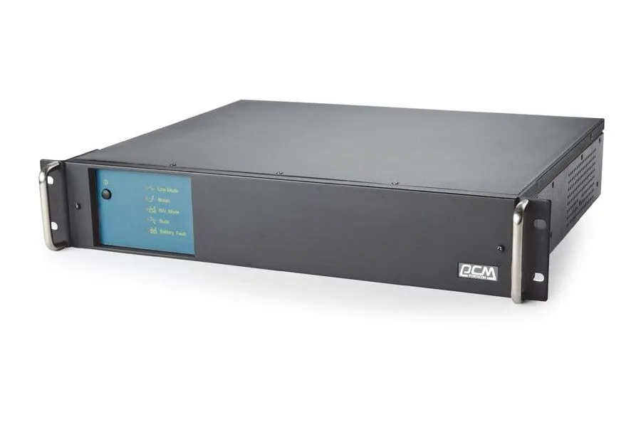 UPS PowerCom KIN-1500AP 1500VA/1200W, Rack 2U, Line Interactive,LCD, AVR, USB, RJ45, 6xIEC C13