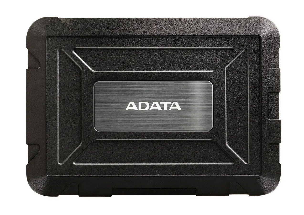 2.5"  SATA HDD/SSD External Case (USB3.0) ADATA ED600, Black, IP54 Water/Dust Resistance