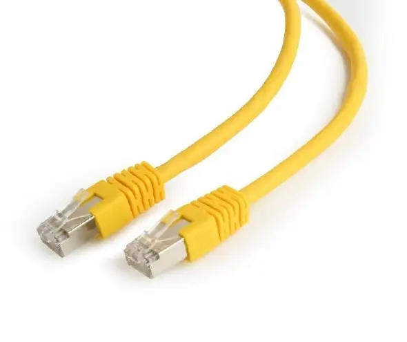 Patch Cord Cat.6/FTP,  0.25m, Yellow, PP6-0.25M/Y, Cablexpert