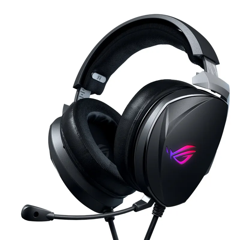 Gaming Headset Asus ROG Theta, 40mm & 3x30mm driver, 32 Ohm, 20-40kHz, 590g, Hi-Fi DAC & AMP, AI NC,