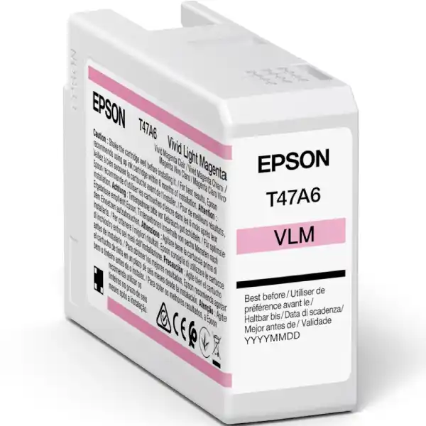 Картридж чернильный Epson T47A6 UltraChrome PRO 10 INK, C13T47A600, Пурпурный