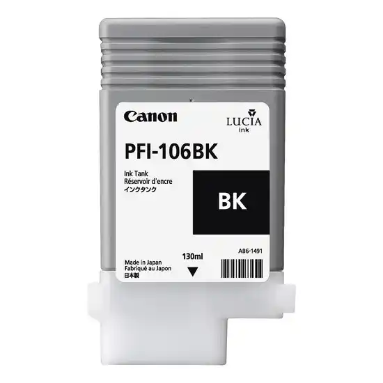 Картридж чернильный Canon PFI-106, 6621B001, Черный
