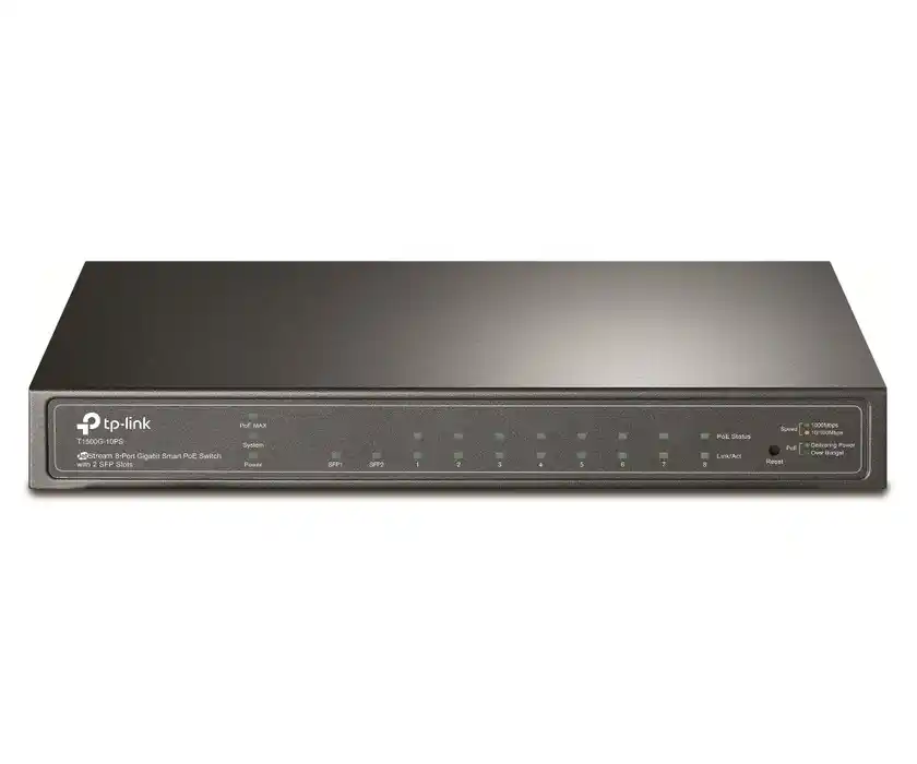 PoE коммутатор TP-LINK T1500G-10PS, 8x IEEE 802.3af
