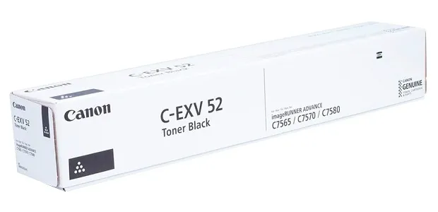 Toner Canon C-EXV52 Black (xxxg/appr. 82 500 pages 5%) for iR ADV C75xxi, DX C77xxi