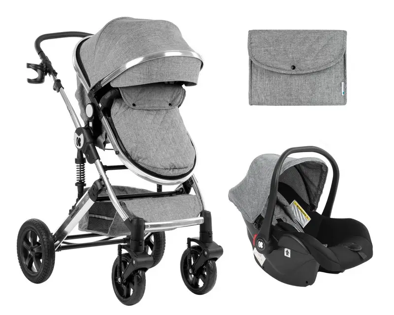 Stroller Kikka Boo 3 in 1 Darling Dark Grey