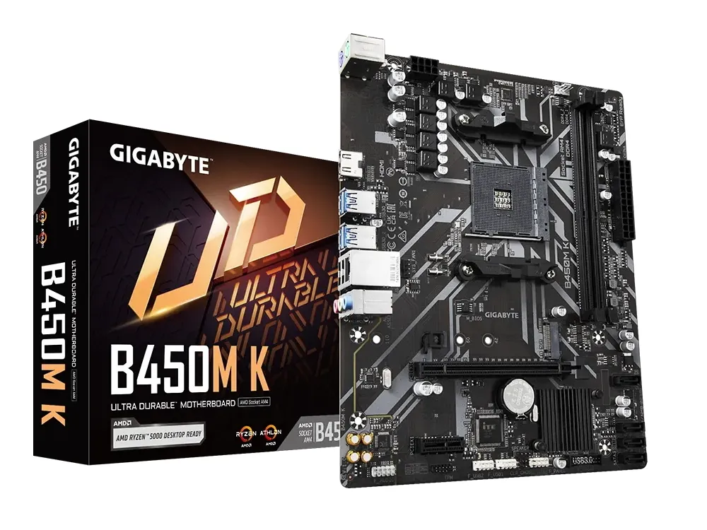 MB AM4 Gigabyte B450M K  mATX