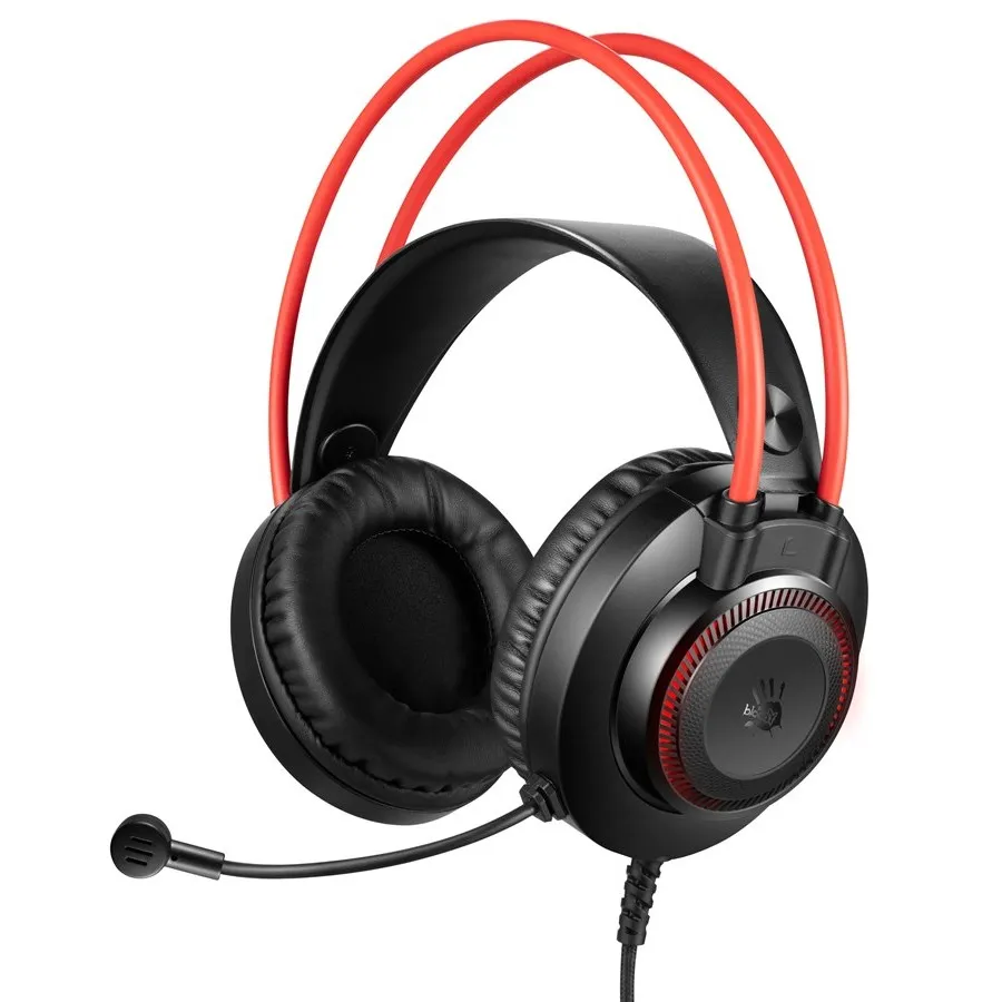 Gaming Headset Bloody G200S, 50mm drivers, Neodymium magnet, 20-20kHz, 16 Ohm, 100db, 7-Color Backli