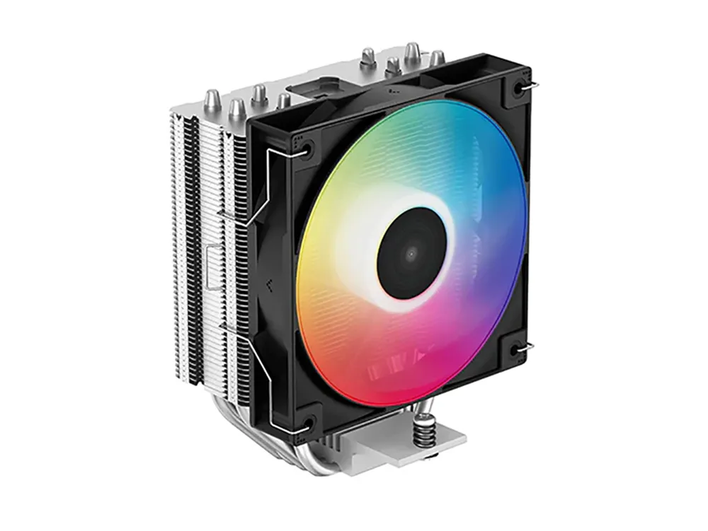 AC Deepcool "AG400 LED" (≤31.6dB, 500-2000RPM, 75.89 CFM, 120mm, LED, 220W, 4x6mm, 614g.)