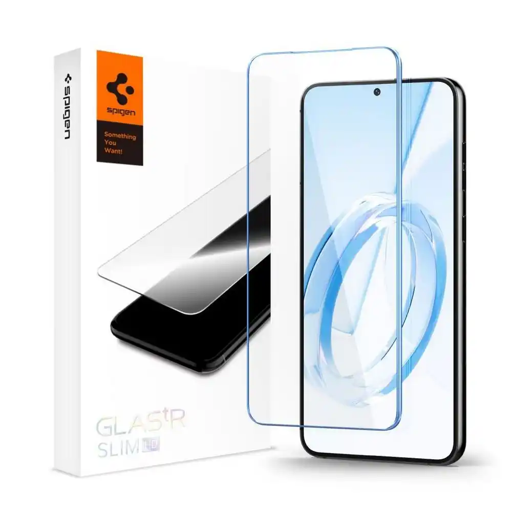 Spigen Samsung S23+, Slim, Tempered Glass, Transparent