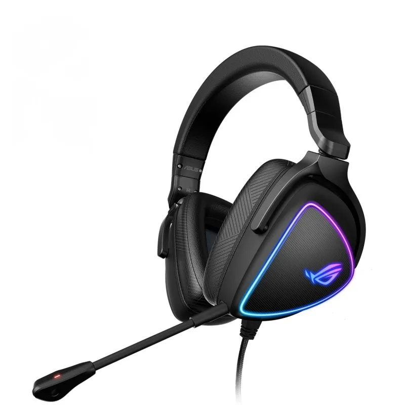 Gaming Headset Asus ROG Delta S, 50mm driver, 32 Ohm, 20-40kHz, 300g, Hi-Fi DAC & AMP, v7.1, AI NC,