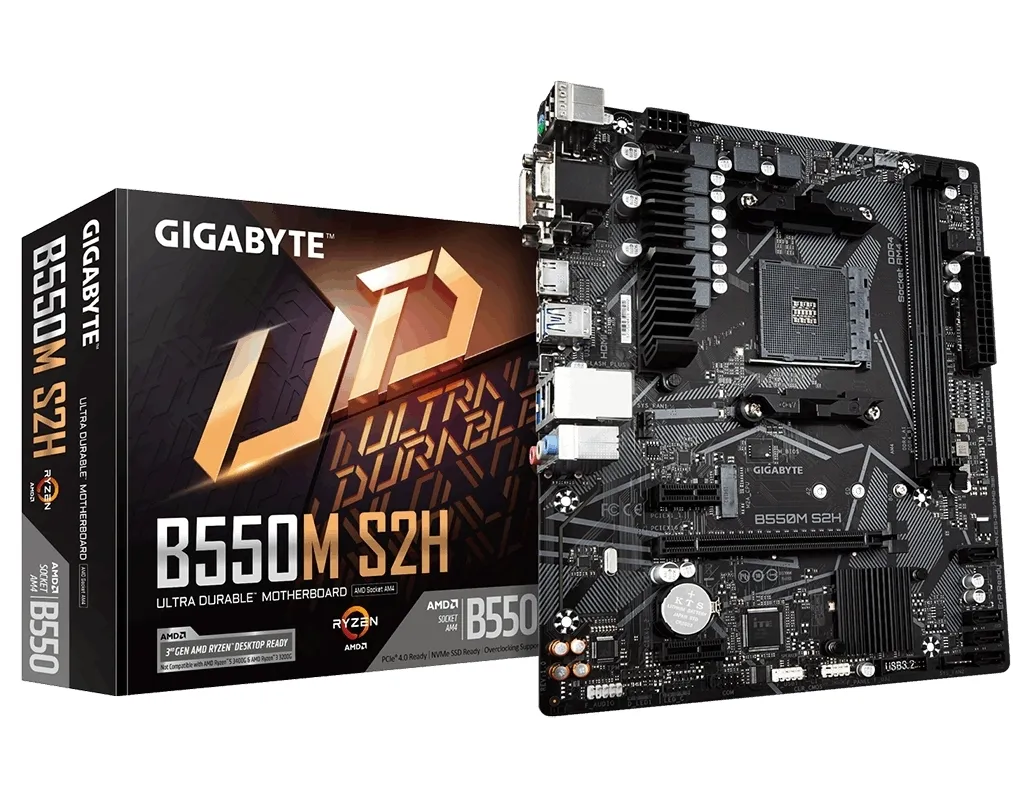MB AM4 Gigabyte B550M S2H 1.0  mATX