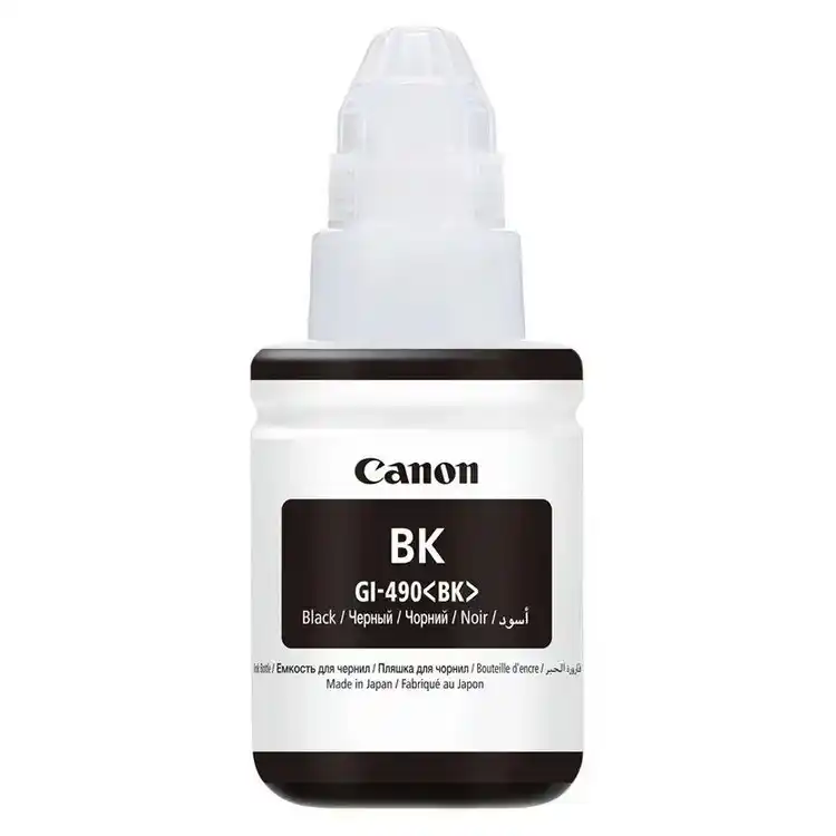 Контейнер с чернилами Canon GI-490, 135мл, Черный