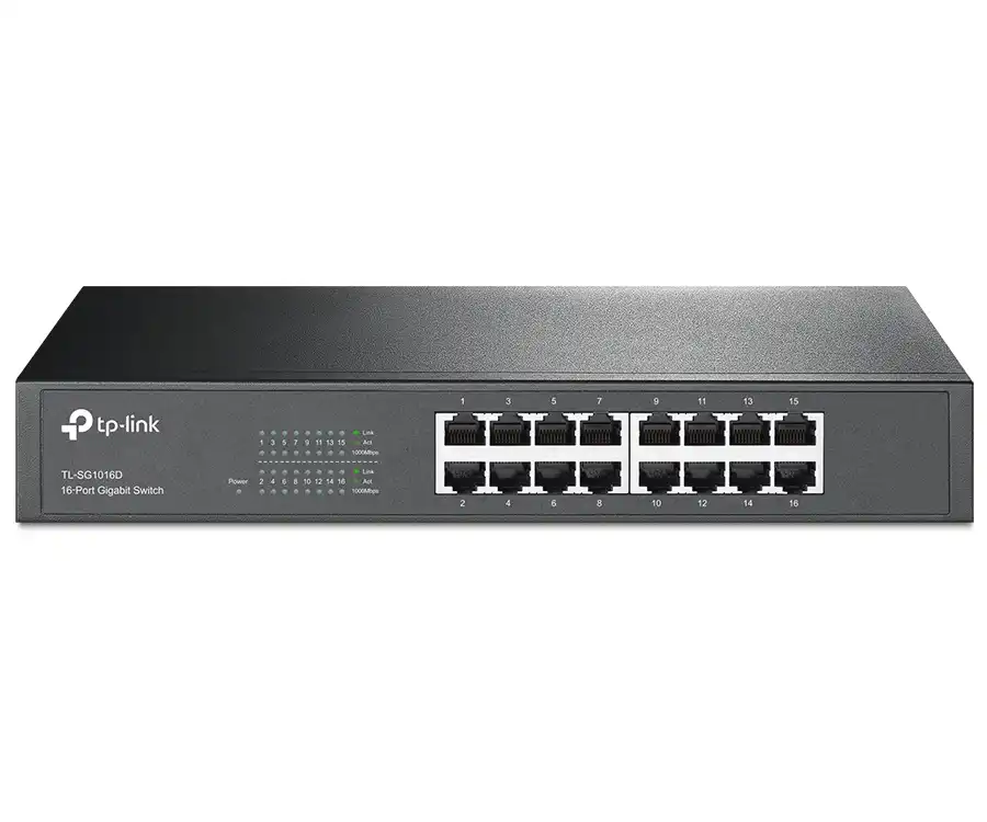 Купить  Коммутаторы - Сетевой коммутатор TP-LINK TL-SG1016D, 16x 10..