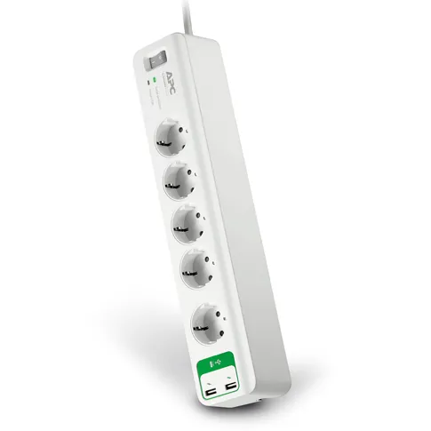 APC PM5U-RS Essential SurgeArrest 5 outlets with 5V, 2.4A 2 port USB Charger 230V Russia