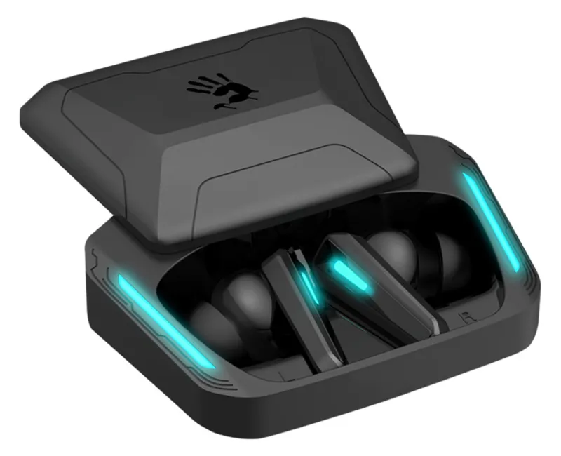 Wireless Gaming Earphones Bloody M70, 6 mm driver, 16 Ohm, 99db, 9g/47g , 60/400 mAh, 6h+18h, ENC, I