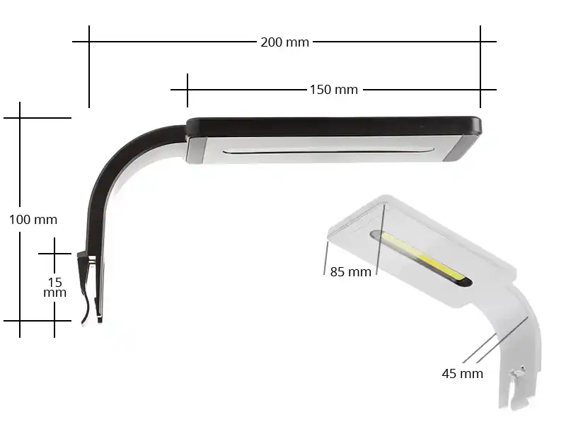 Aquael Светильник LEDDY SMART SMART SUNNY D&N 4,8W Black