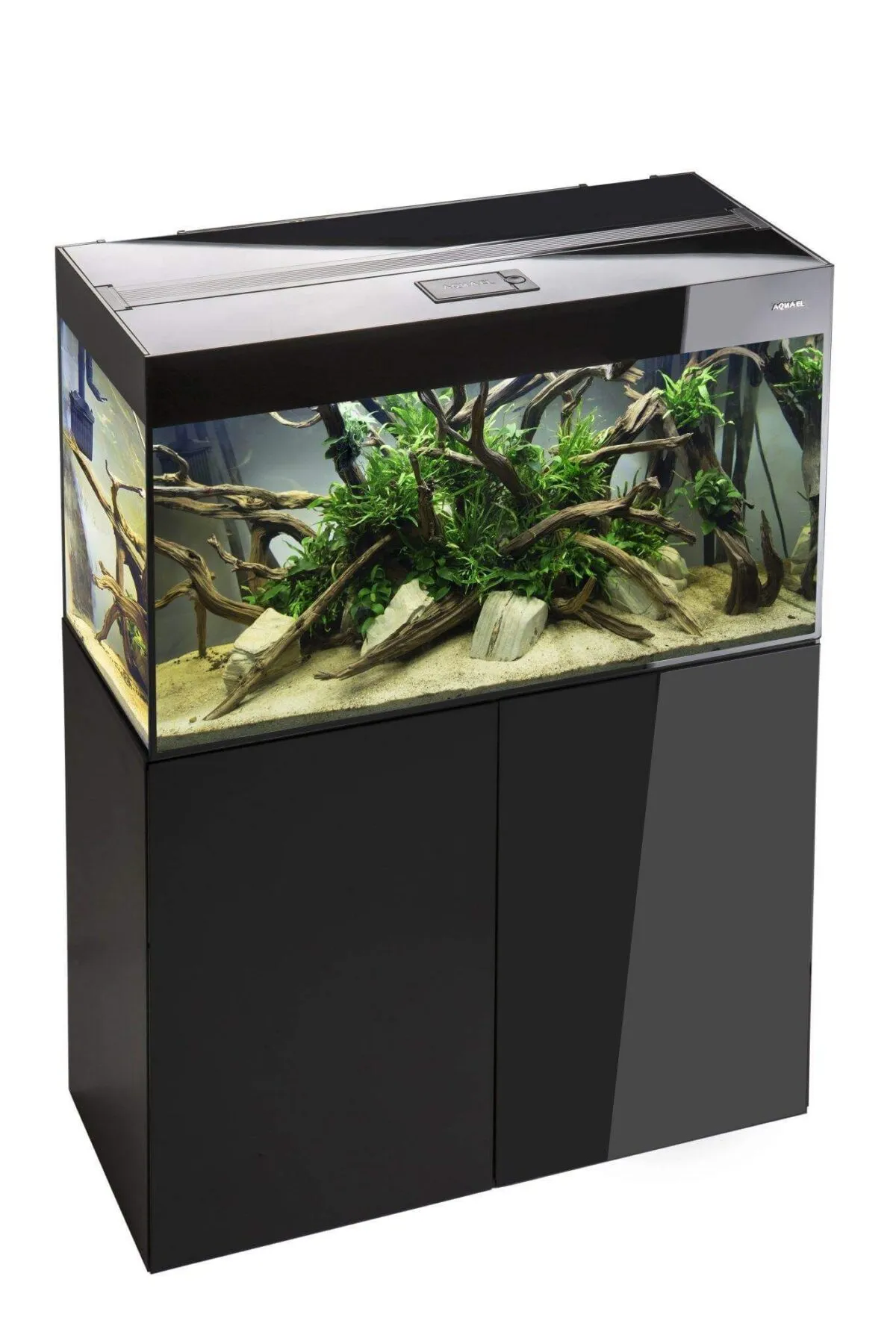 AQUAEL Acvariu GLOSSY 100 Black rect.