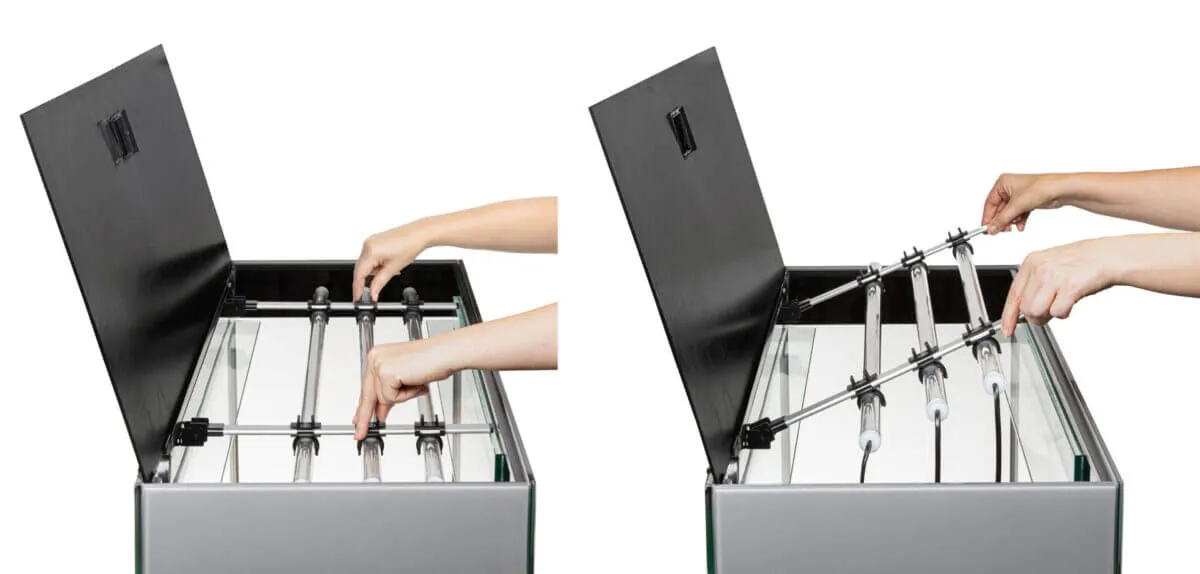 AQUAEL Acvariu GLOSSY ST 100 D&N Gri