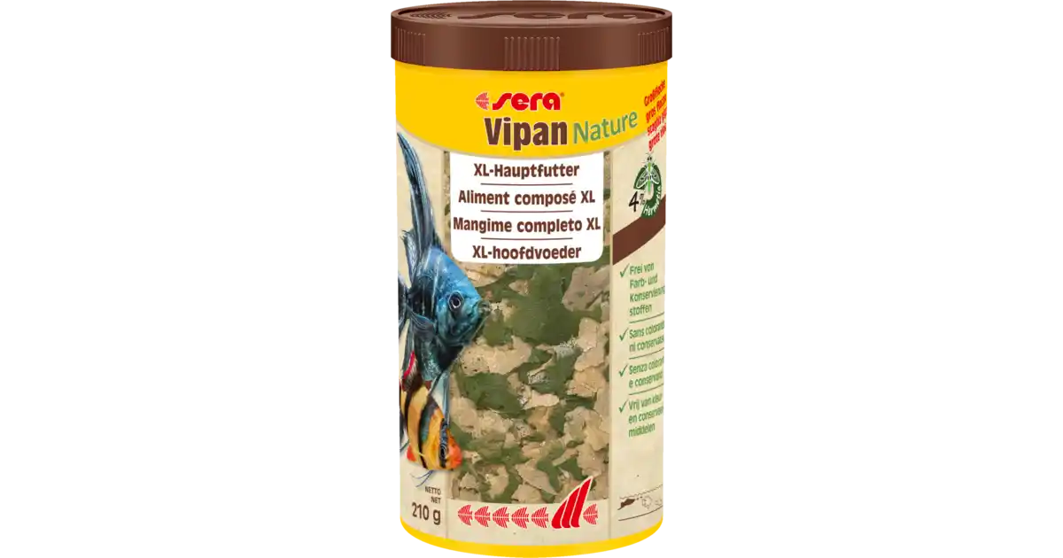 SERA Vipan Nature Large Flakes 1000ml (210g)
