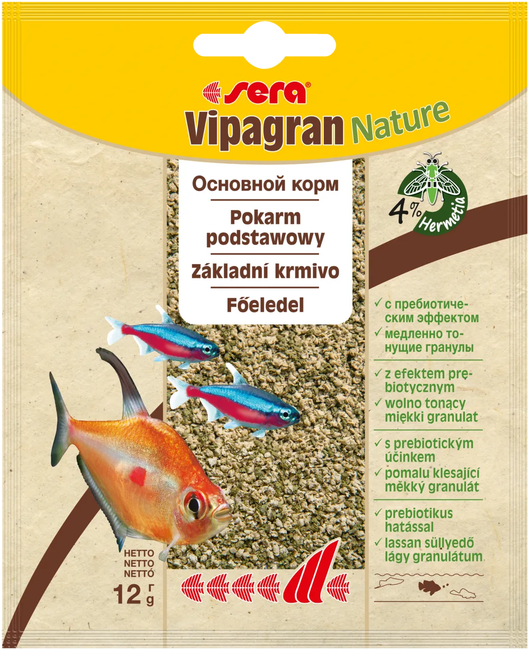 Cumpara  Hrană pentru pești și reptile - Sera Vipagran Nature 12 g..