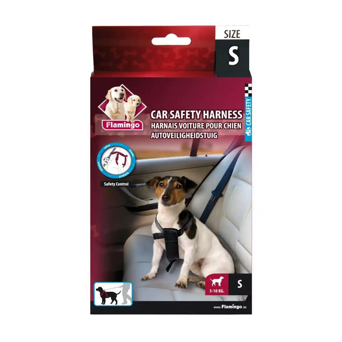 Шлейка нейлон. CAR SAFETY – S